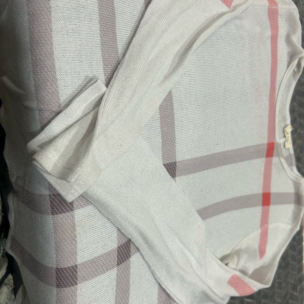 Plaid Long Sleeve Top